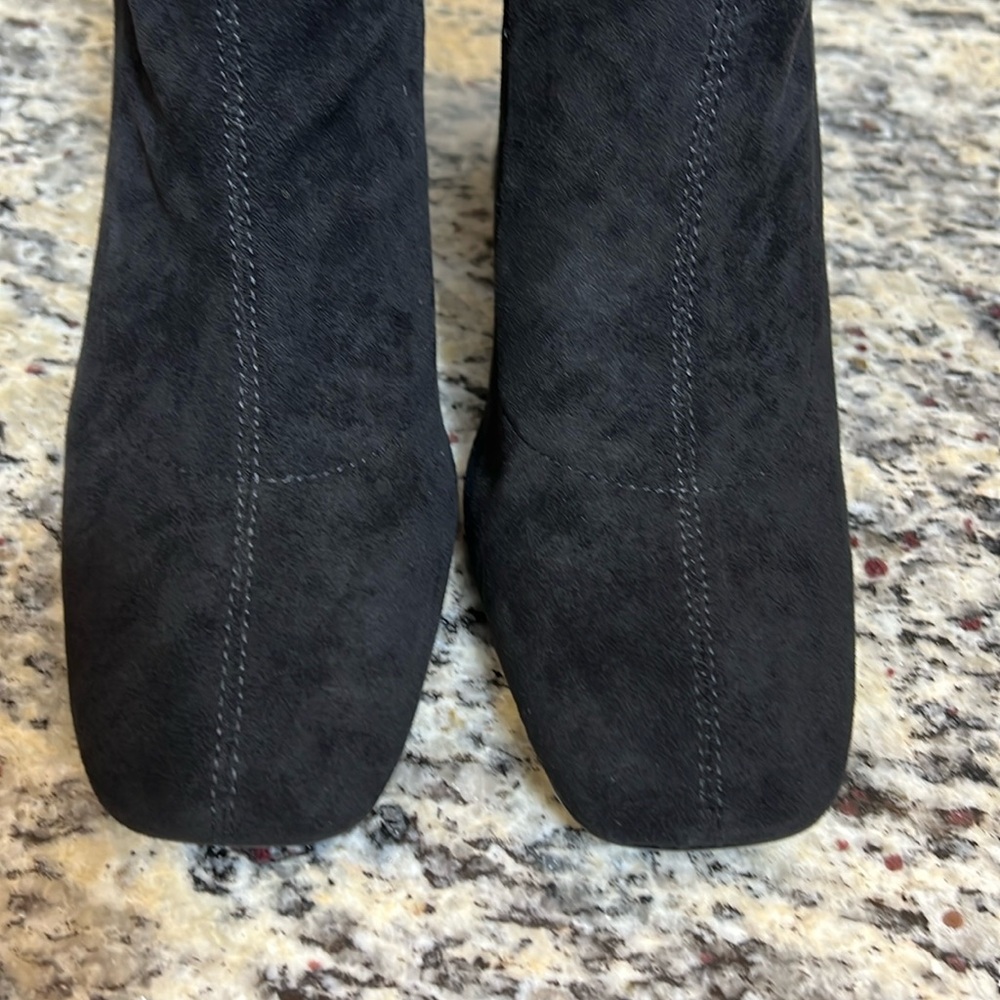 Charles David Faux Suede Pull On Boots - Picture 3 of 10